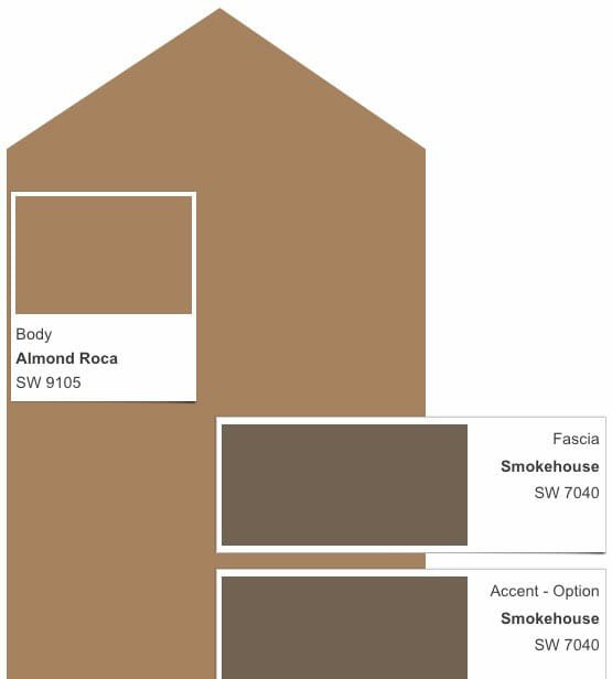 Whisper Ridge HOA Approved Paint Colors swatches