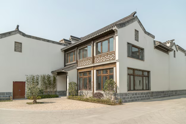 A newly painted house