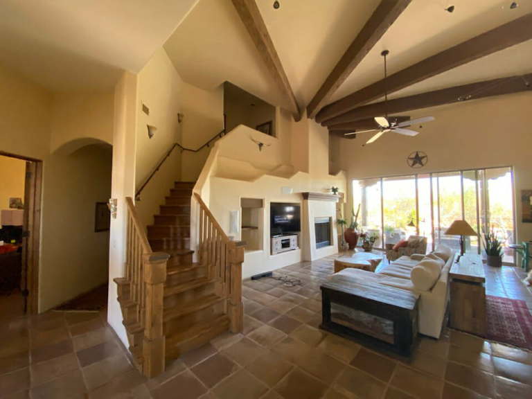 A newly painted house