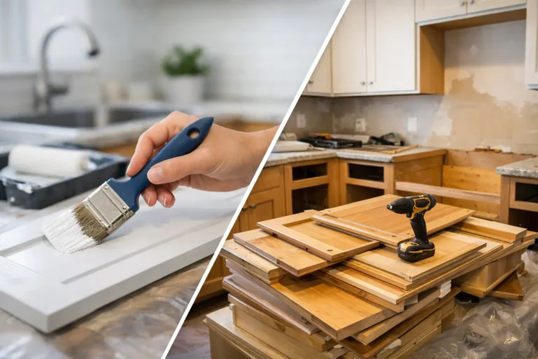 Cabinet Painting vs Replacing Kitchen Cabinets