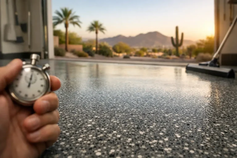 How Long Does Epoxy Flooring Cure in Phoenix?
