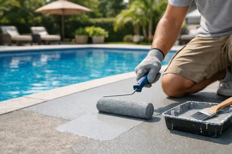 How to Repaint a Pool Deck for Lasting Color
