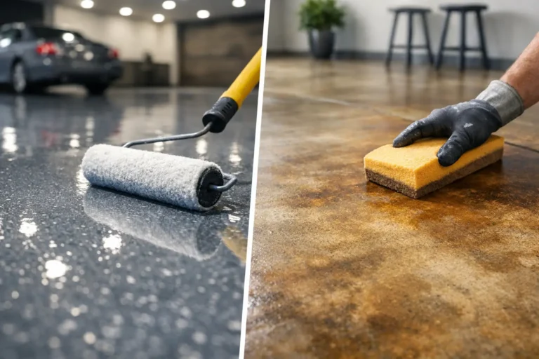 Epoxy Flooring vs Concrete Stain: Which Fits?
