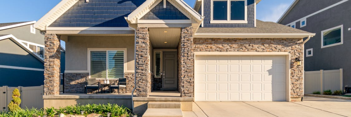 A house with a garage