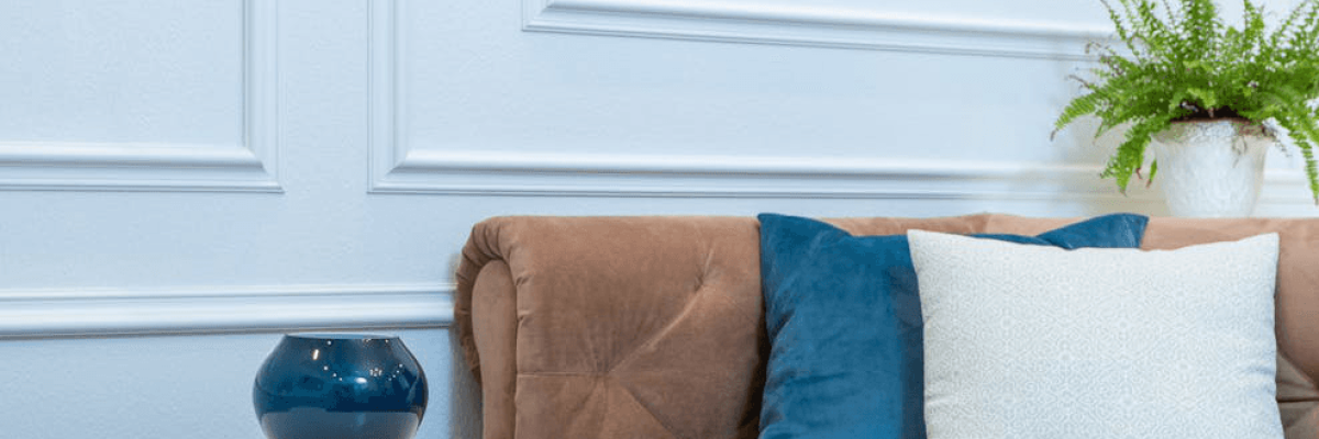 An image of a blue wall