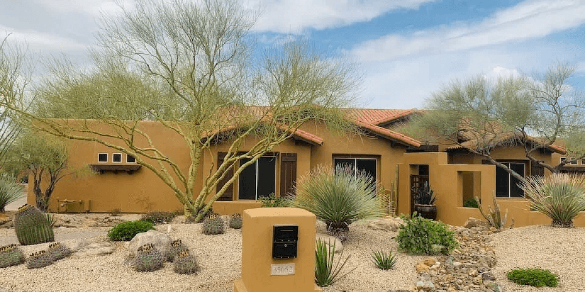 Exterior of a house professionally painted in Phoenix
