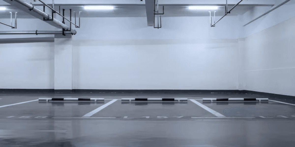 Interior of a garage.
