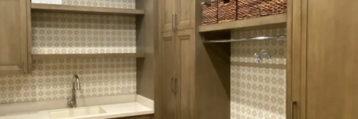 Newly refinished cabinets in a kitchen
