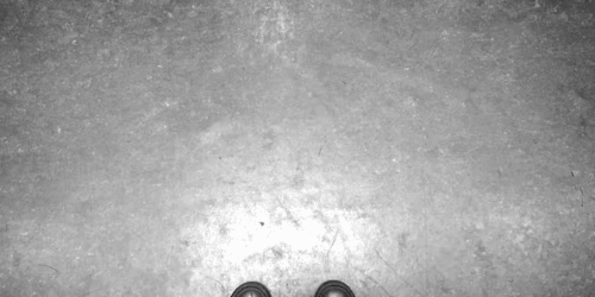 Shoes on an epoxy floor