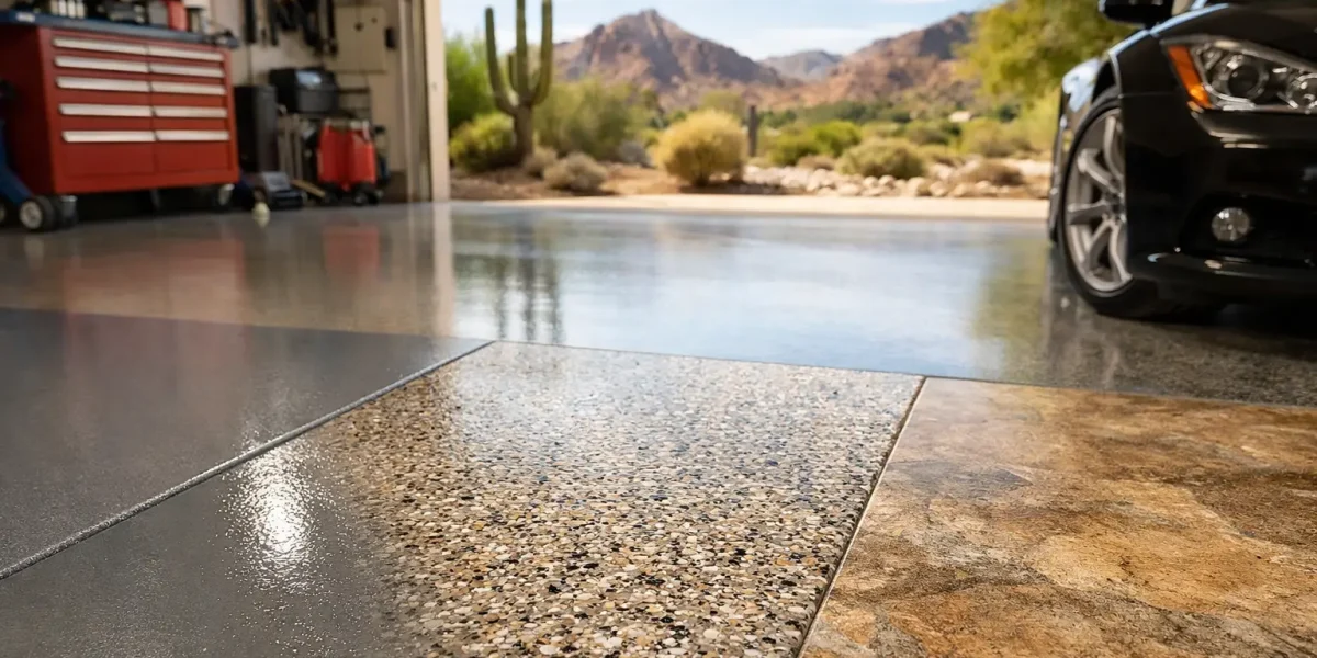 Best Garage Floor Coating Options for Phoenix