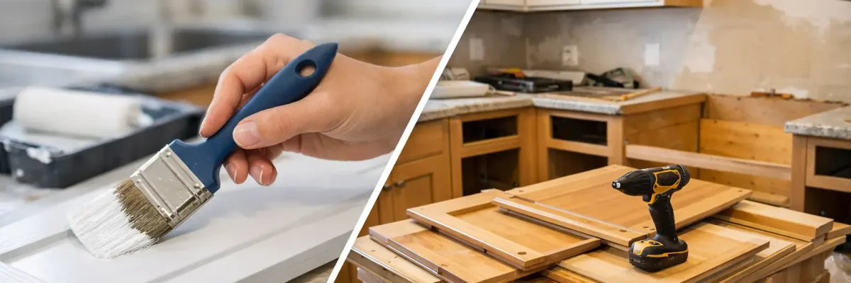 Cabinet Painting vs Replacing Kitchen Cabinets