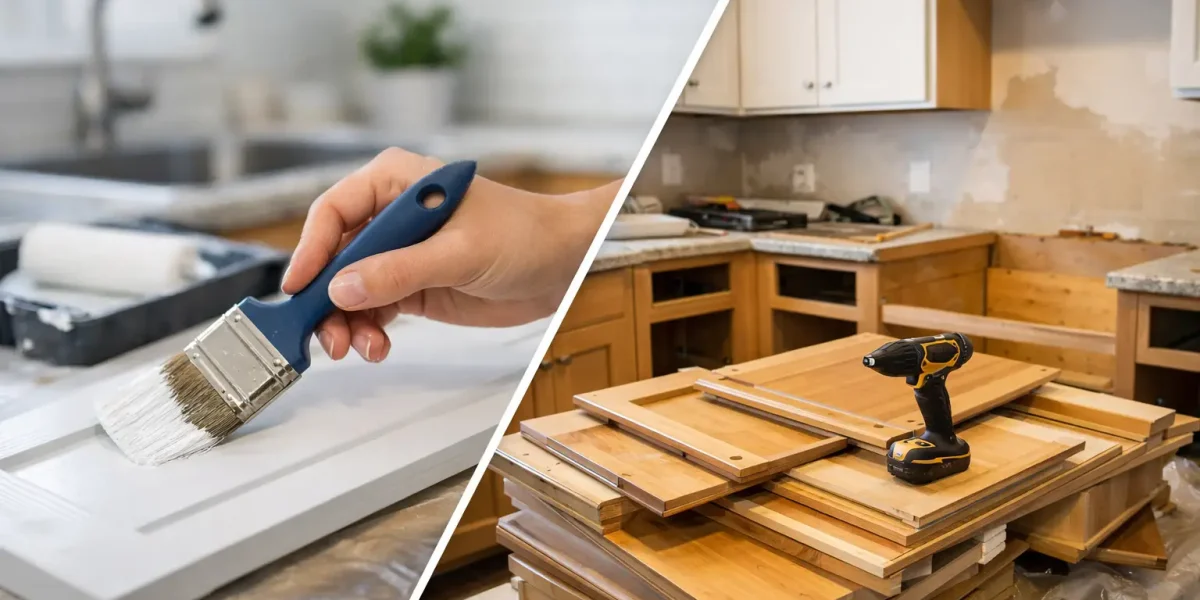 Cabinet Painting vs Replacing Kitchen Cabinets