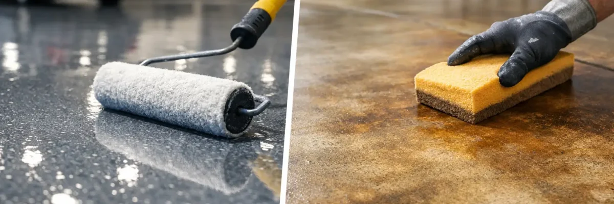 Epoxy Flooring vs Concrete Stain: Which Fits?