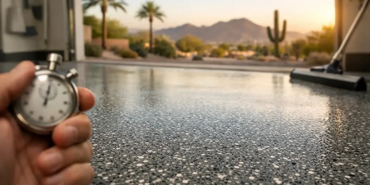 How Long Does Epoxy Flooring Cure in Phoenix?